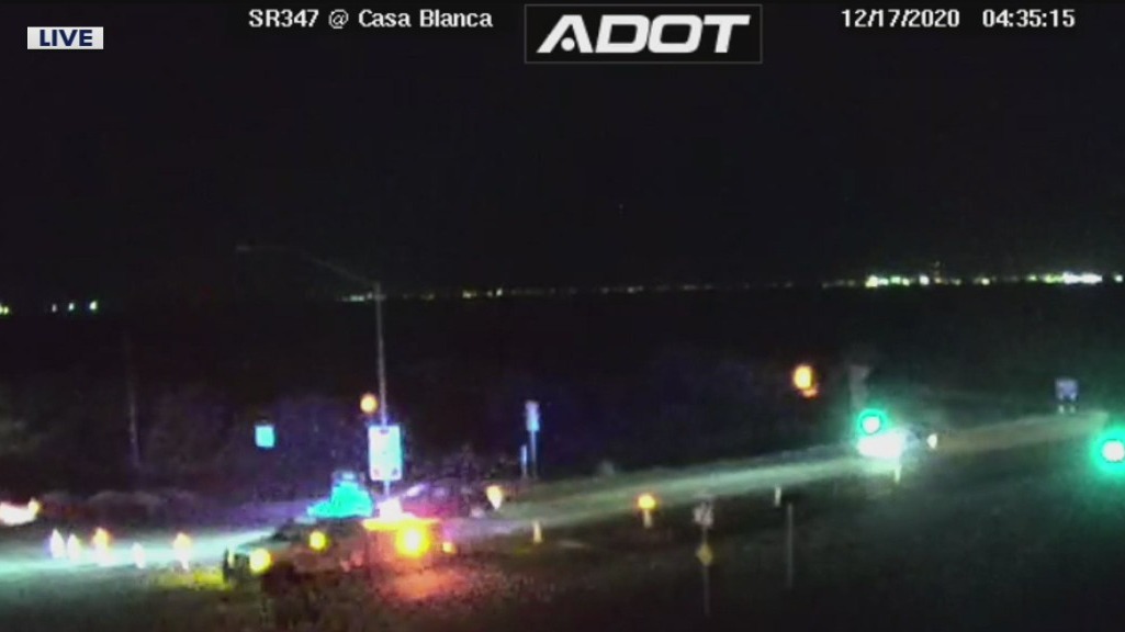 Crash closes SR 347 near Casa Blanca Road