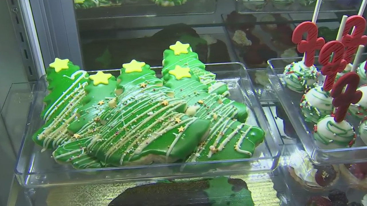 Making Christmas cookies in Old Town Scottsdale