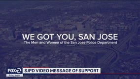 San Jose Police Department releases message of support