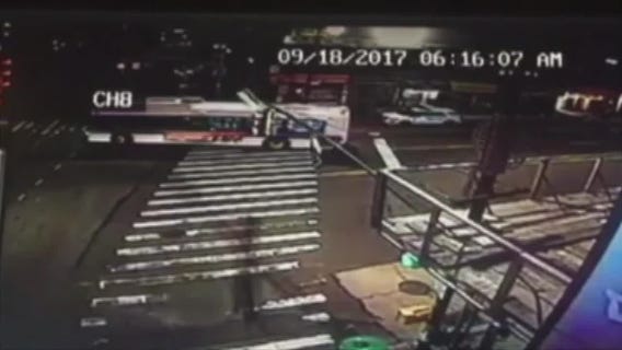 VIDEO: Buses collide in Queens