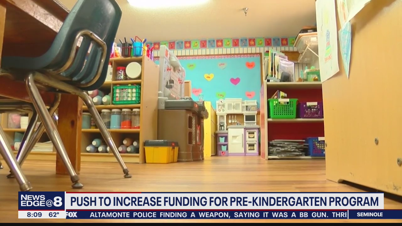 Push to increase funding for pre-kindergarten program