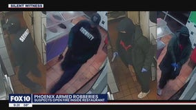 Phoenix PD looking for two armed men who robbed restaurant employee
