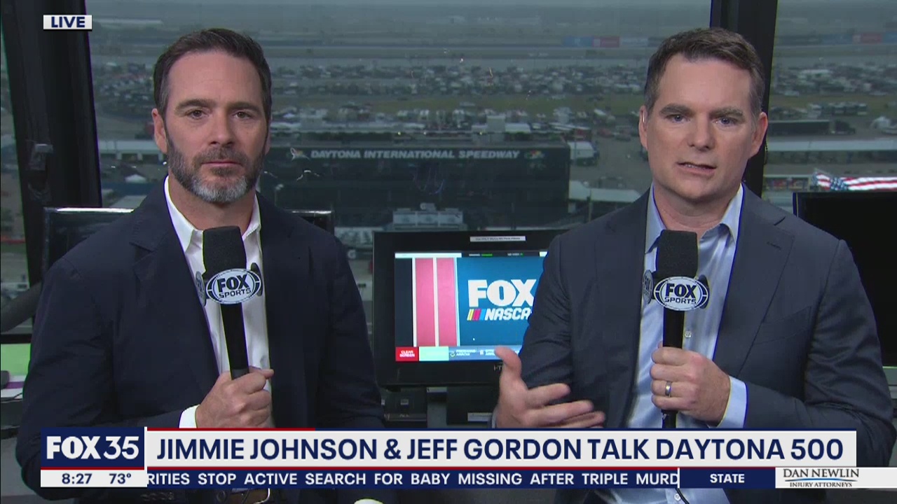 Jeff Gordon and Jimmie Johnson talk Daytona 500