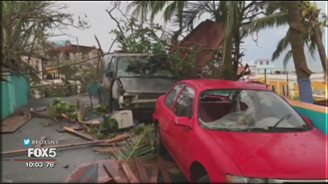 Hurricane Maria's destruction in Puerto Rico