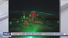 Coast Guard rescues injured Taiwanese National from container ship