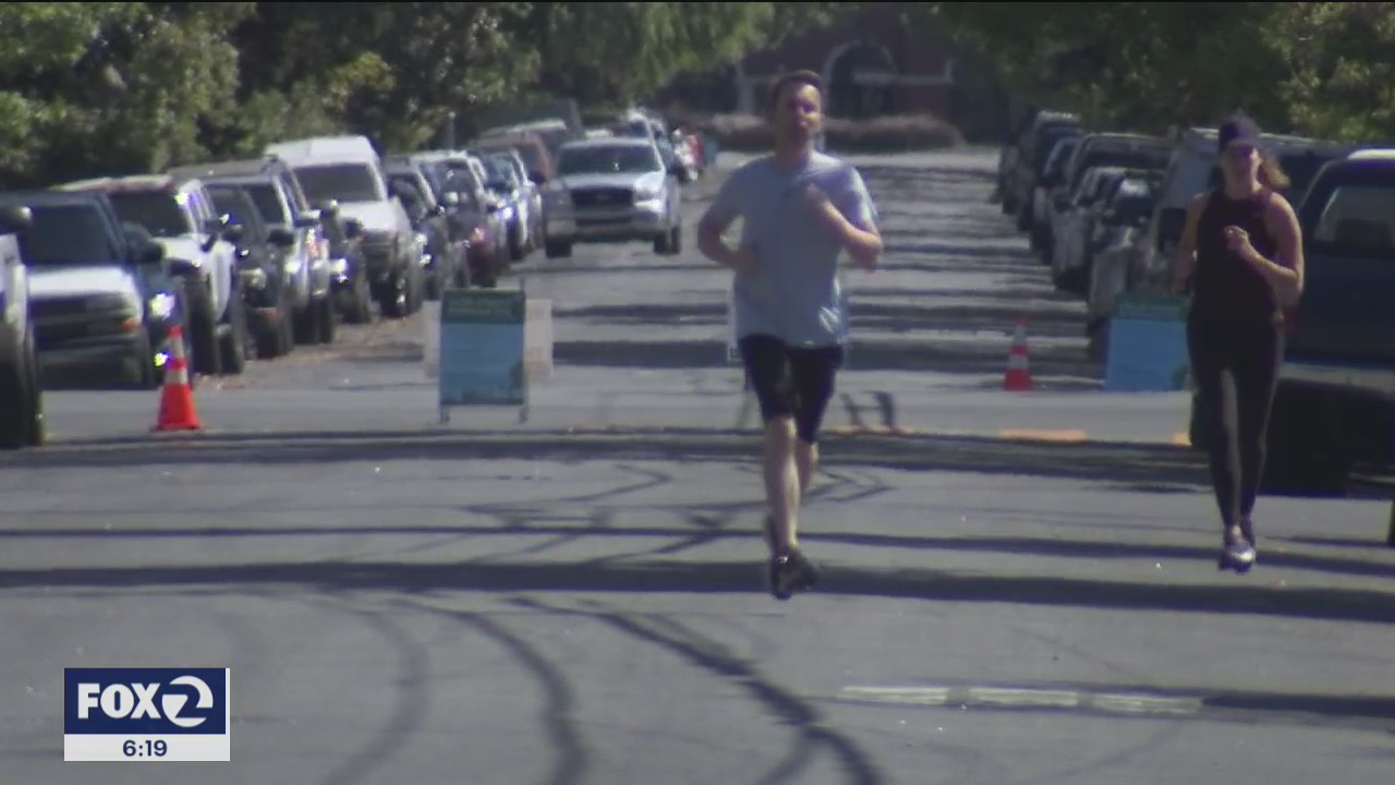 Redwood City shuts streets to allow people to get outside
