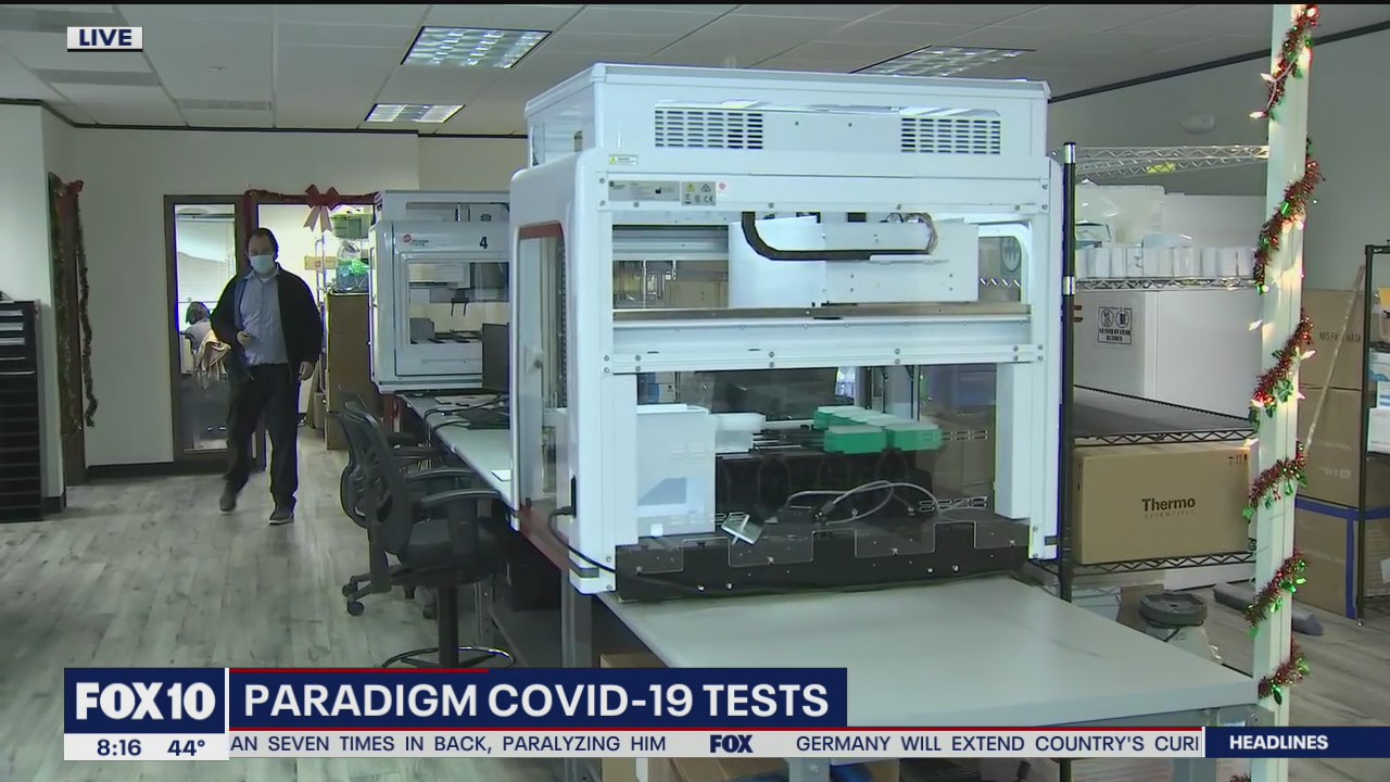 Behind the scenes at a COVID-19 testing lab