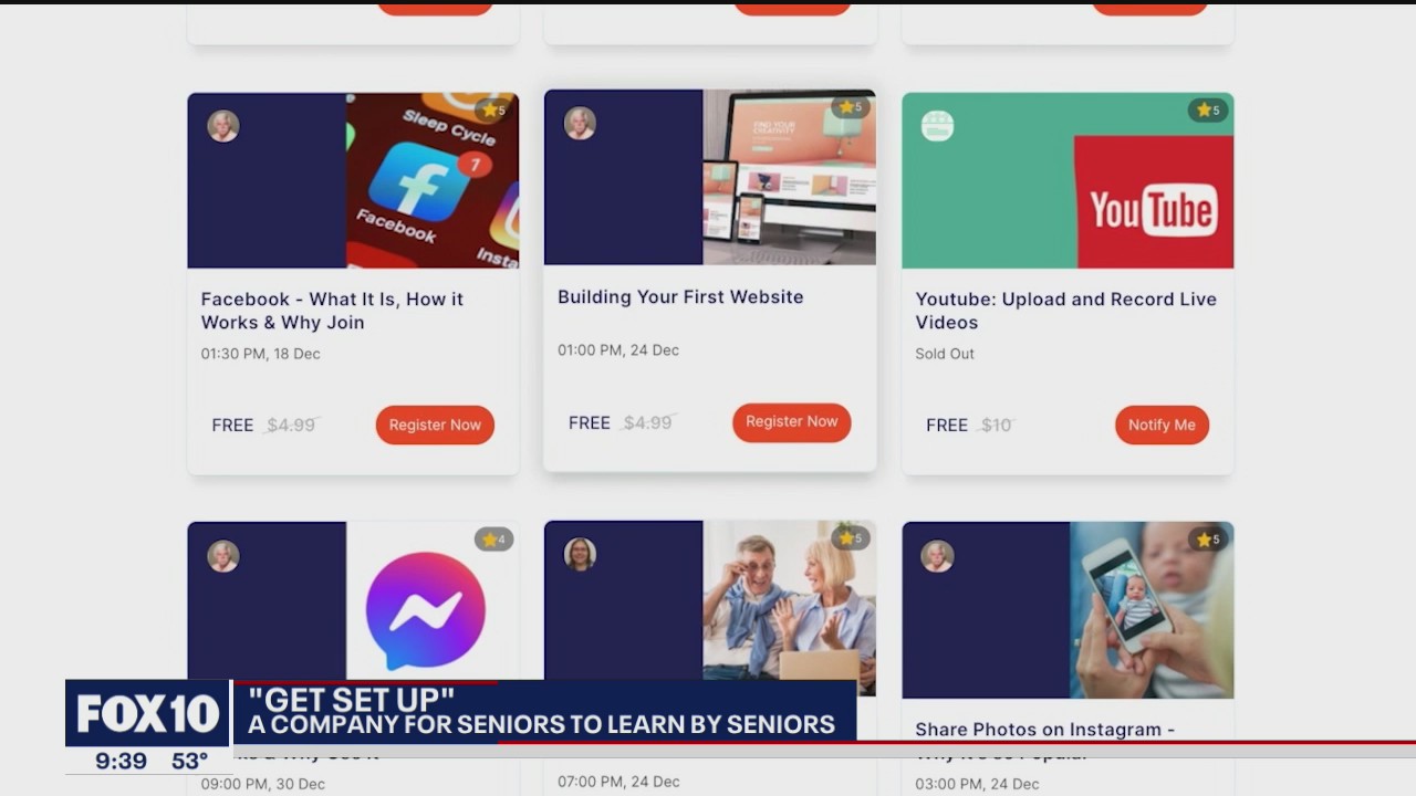 'Get Set Up': Company created by seniors to help fellow seniors learn