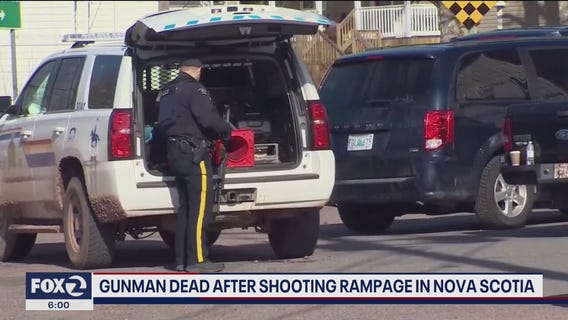 Gunman dead after shooting rampage in Nova Scotia