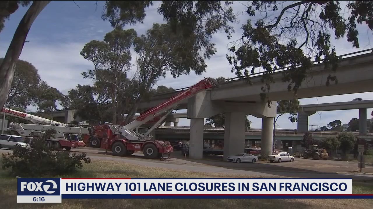 Caltrans to get back to work on Highway 101 in San Francisco