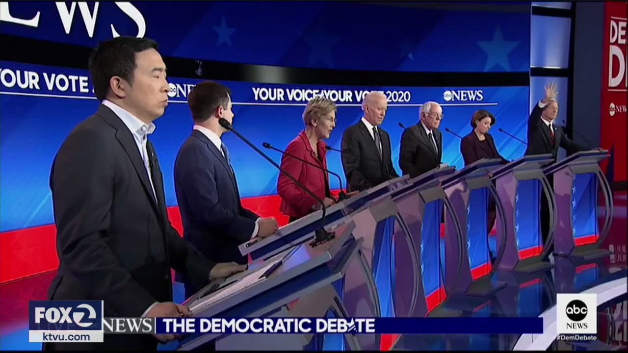 KTVU Political Reporter Greg Lee recaps Friday evening Democratic Debate