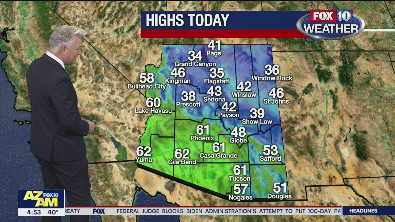 Morning Weather Forecast - 1/27/21