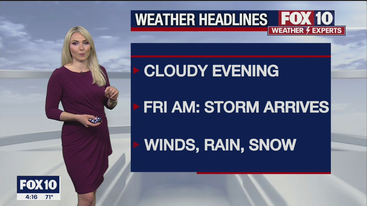 4PM Weather Forecast - 1/28/2020