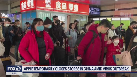 Apple temporarily closes Chinese stores amid coronavirus outbreak