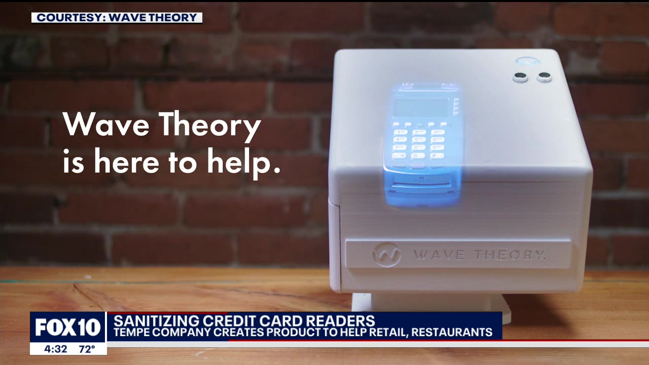 Tempe company creates product to help sanitize credit card readers