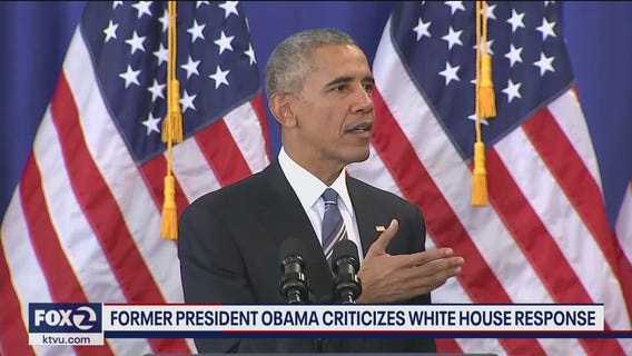 Obama says Trump's COVID-19 response is an absolute disaster