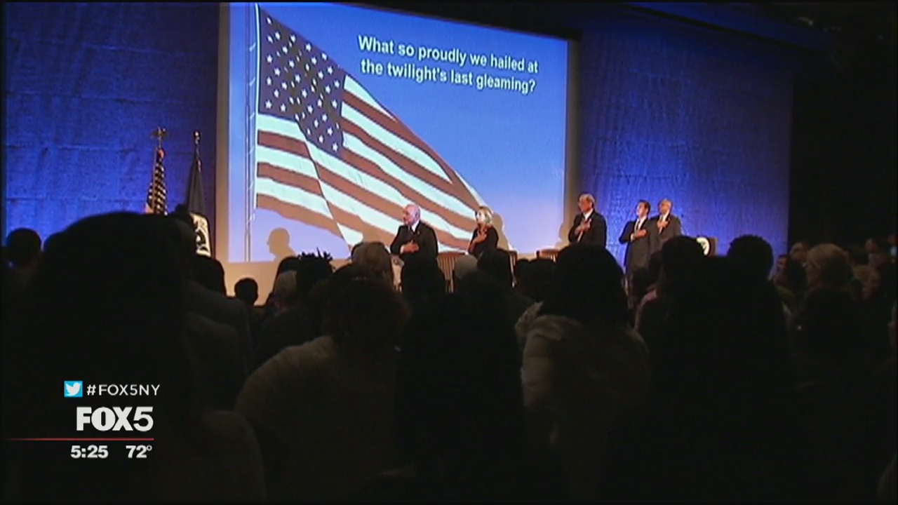 Naturalization ceremony at New-York Historical Society