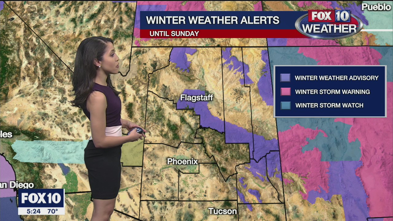 5 p.m. Weather Forecast - 2/13/21