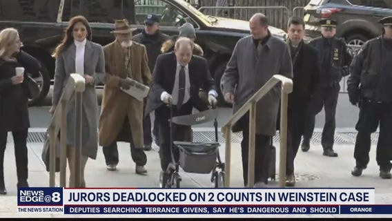 Jury in Harvey Weinstein's rape trial deadlocked on 2 counts