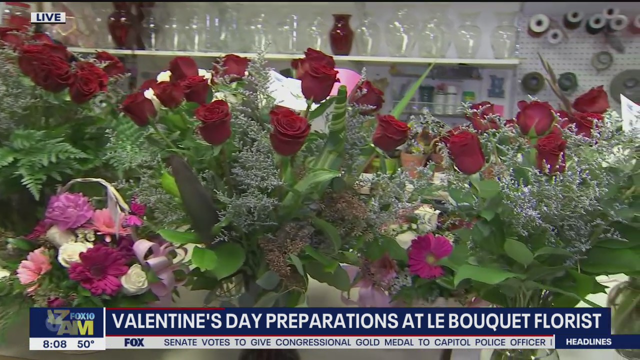 Valentine's Day preparations underway in Arizona flower shops