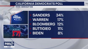 Sanders leads Democratic presidential canidates