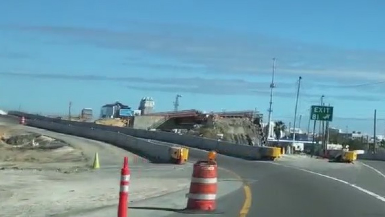 Multiple ramp closures and shifts along eastbound I-4