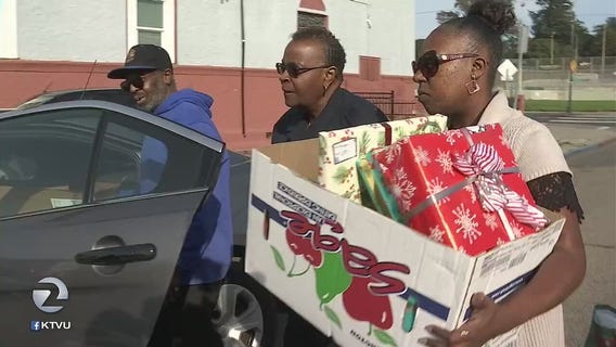 Oakland police officer coordinates donations to buy presents for families in need