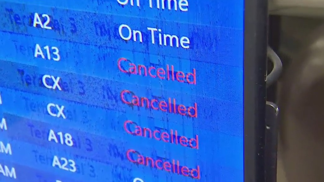 Winter storms cause several flight cancellations at Sky Harbor | FOX 10 ...