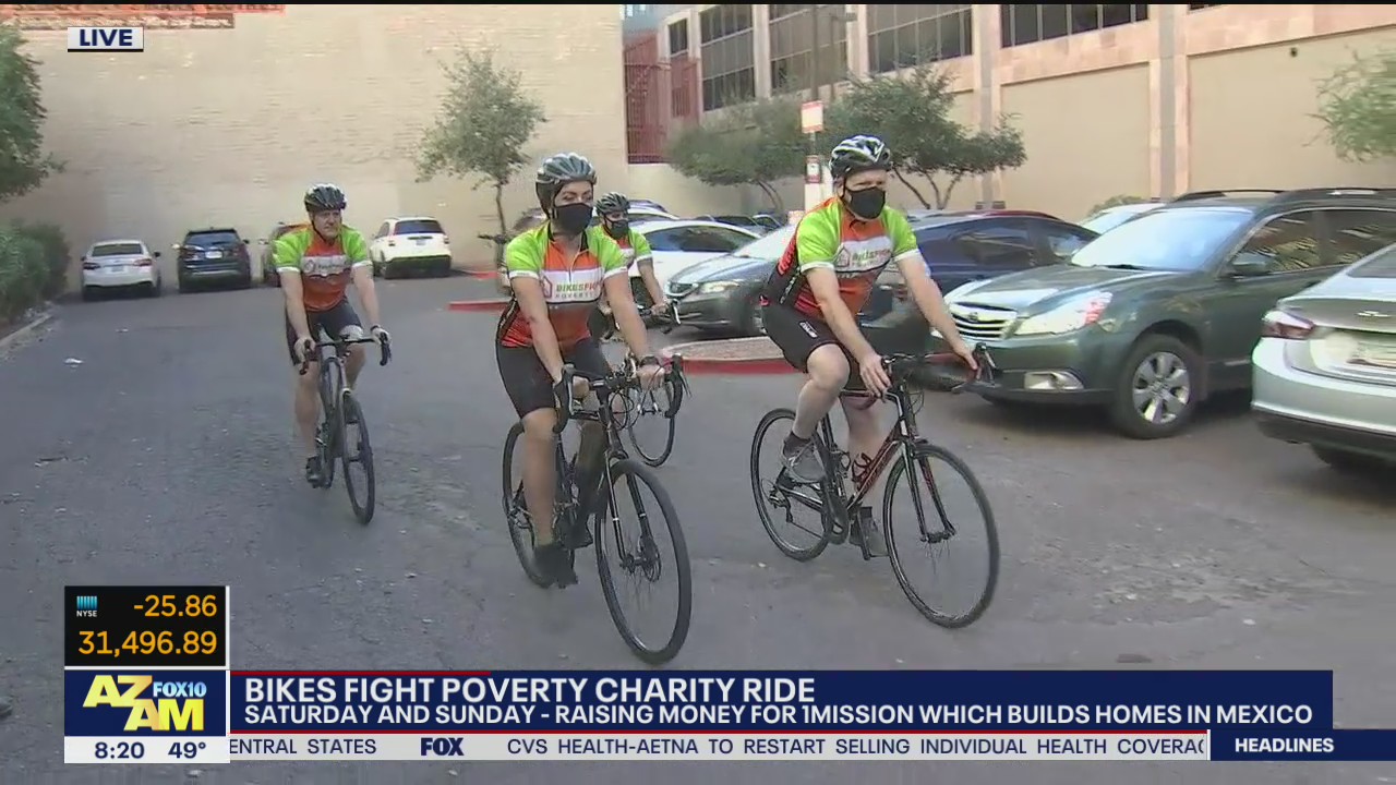 Charity bike ride in Phoenix raises money to build homes in Mexico