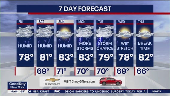 NYC weather forecast
