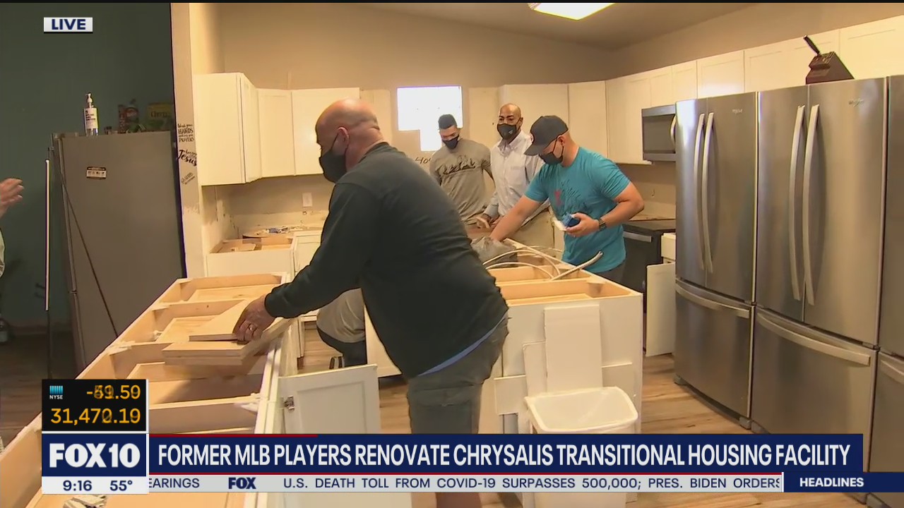Former MLB players renovate Scottsdale homeless shelter
