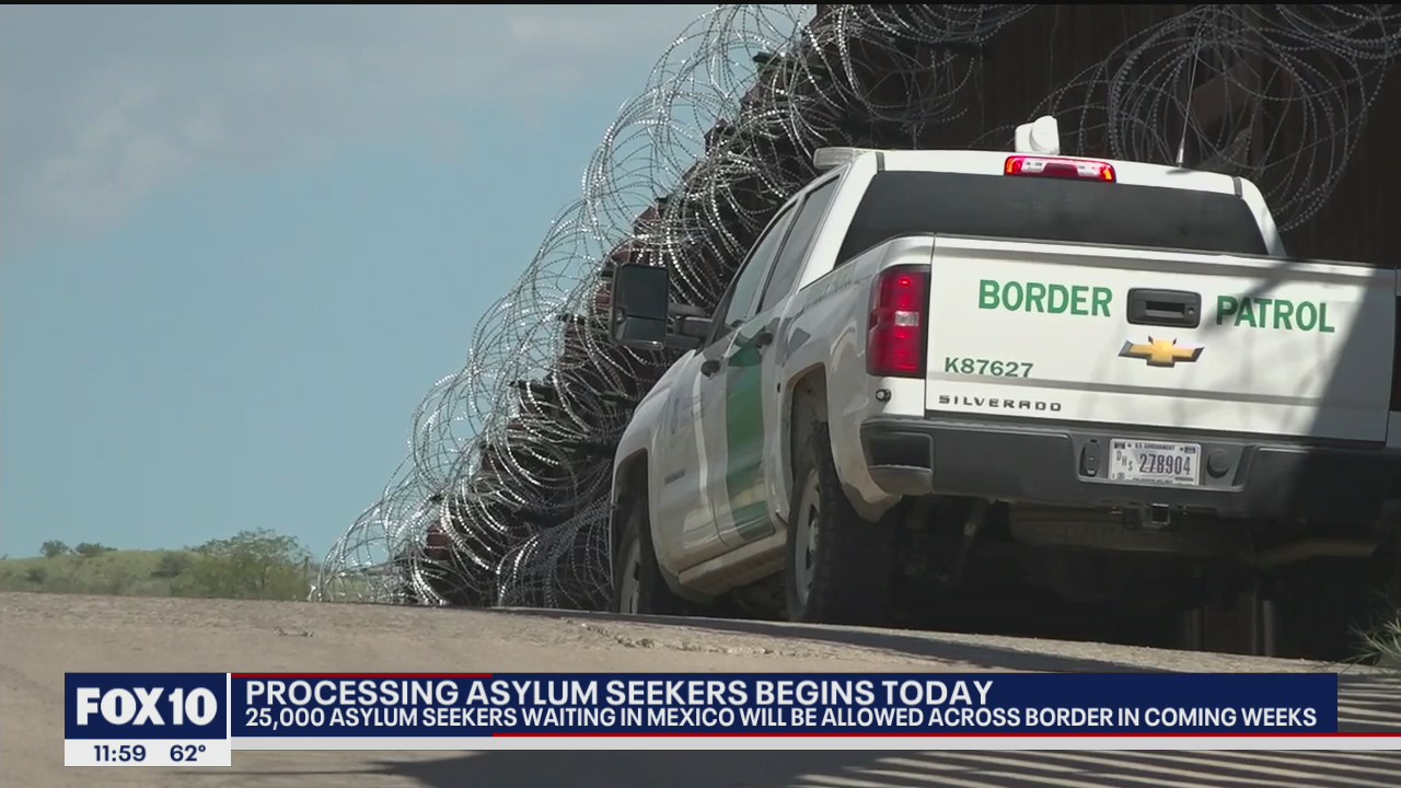 Biden administration to allow 25,000 asylum seekers into US | FOX 10 ...