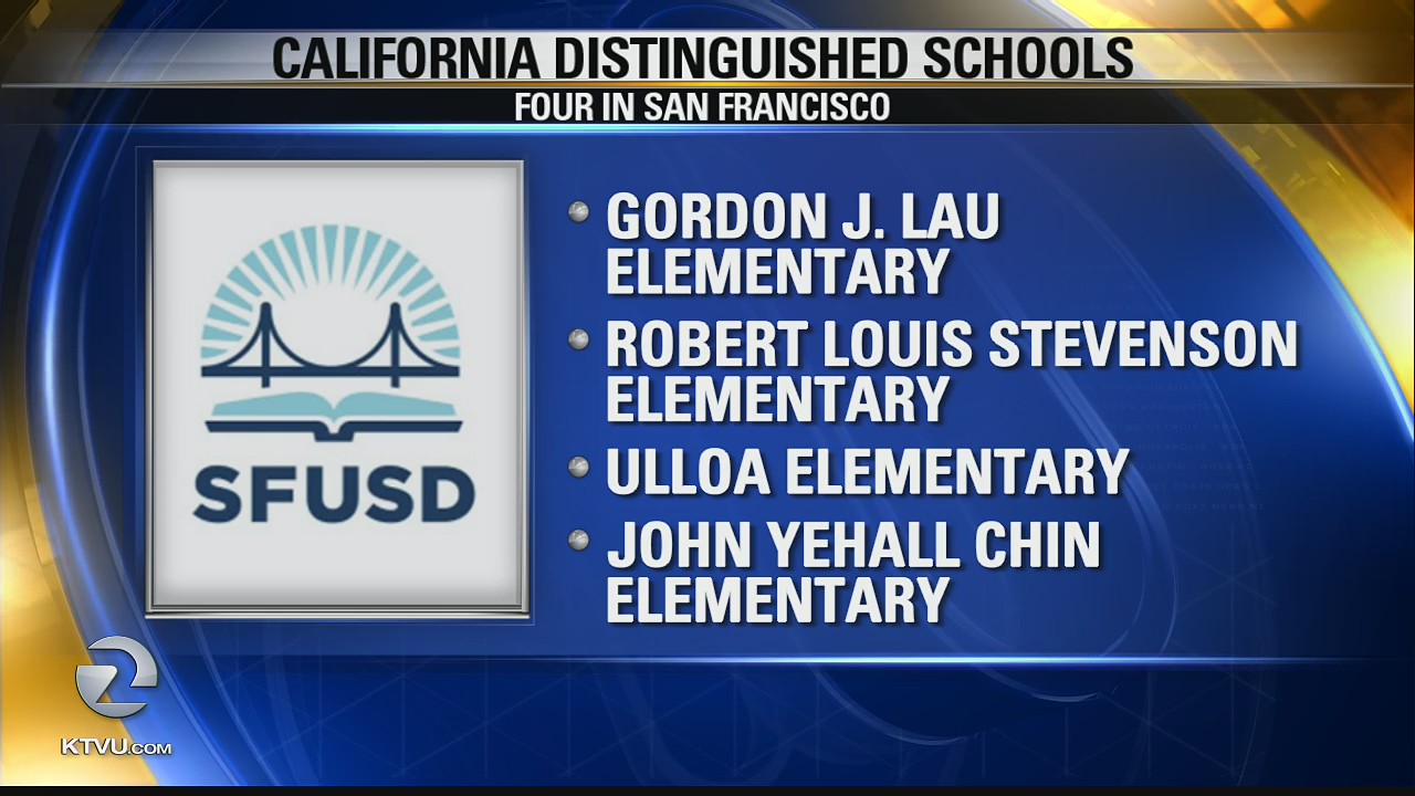 2020 California Distinguished Schools includes four from San Francisco
