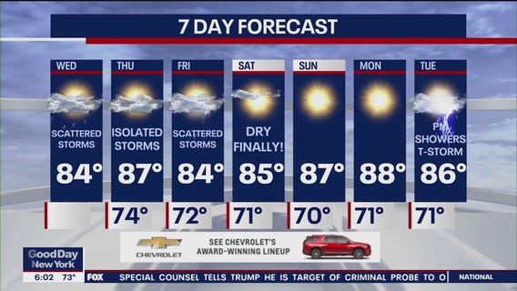 NYC weather forecast