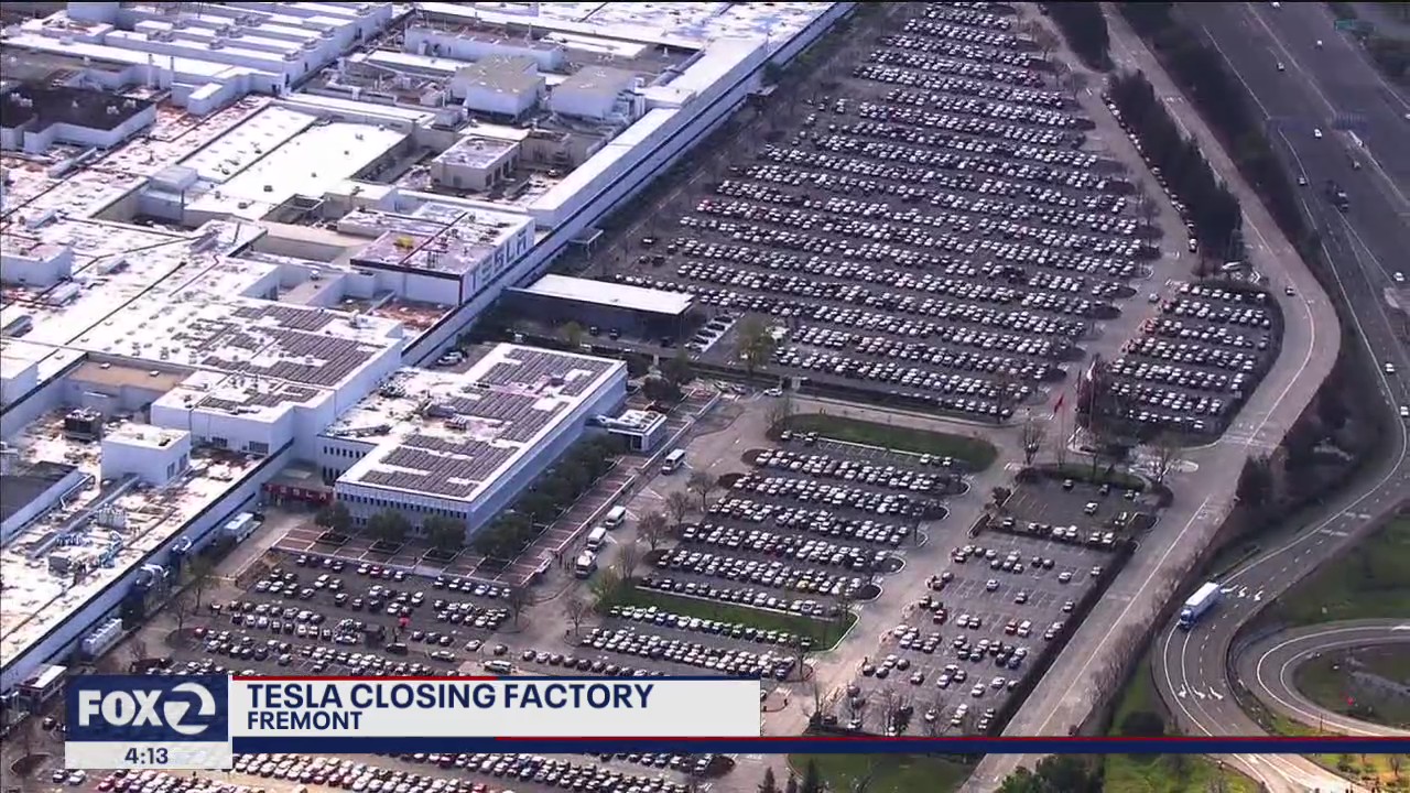 Tesla to close production at Fremont factory