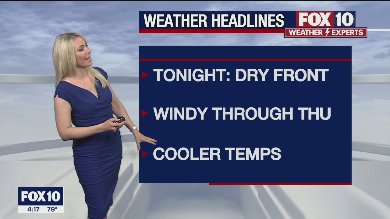 4 p.m. Weather Forecast - 2/24/21