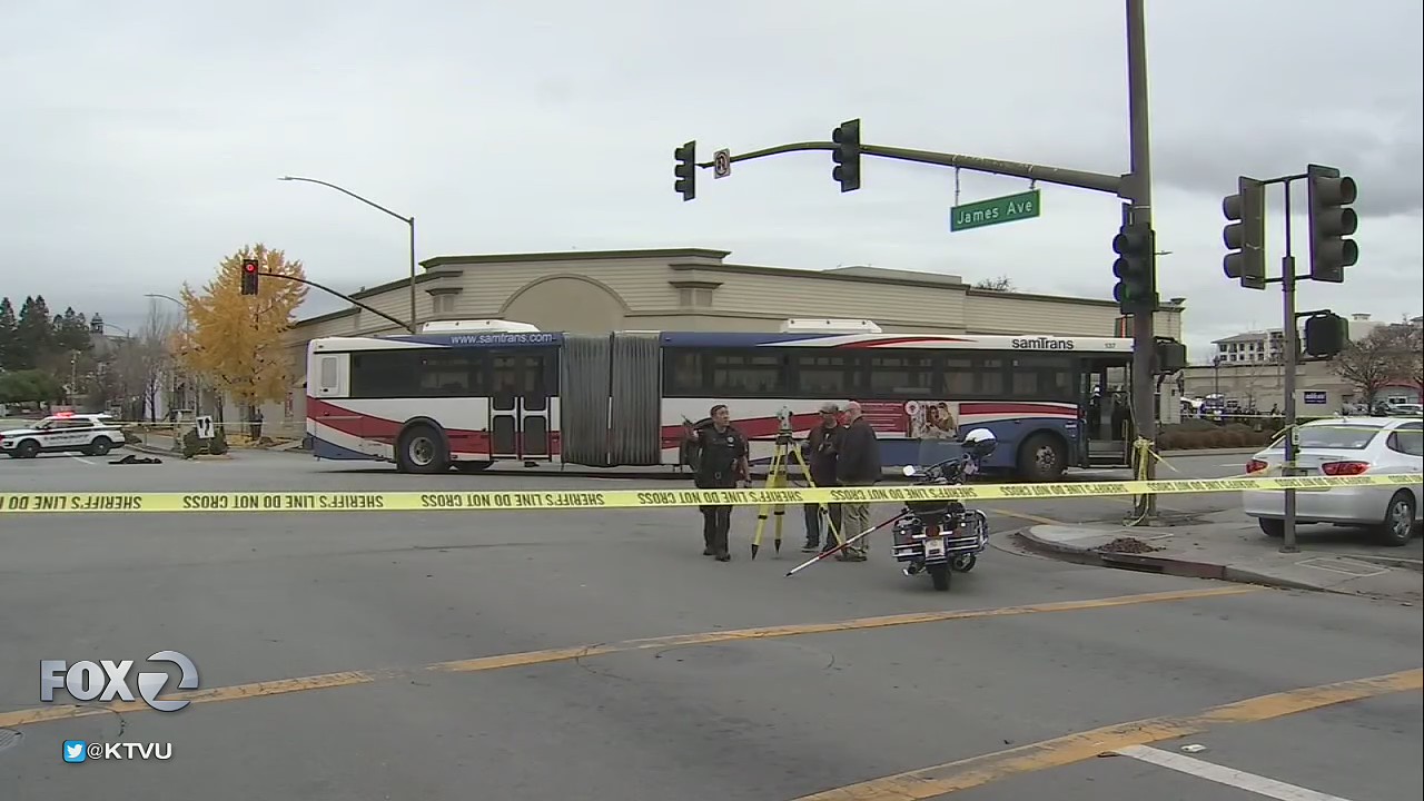 Transit investigators looking into Redwood City bus crash that killed 70-year-old woman