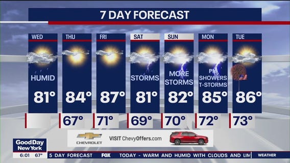 NYC weather forecast