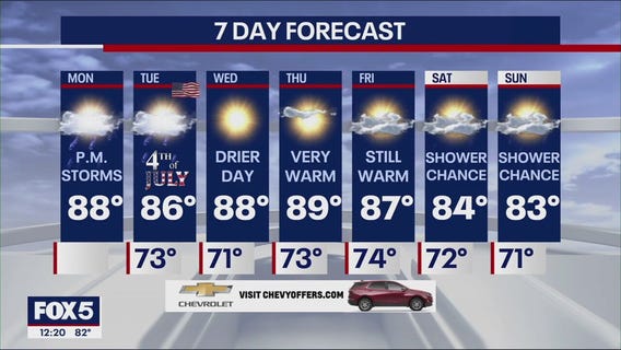 NYC weather forecast