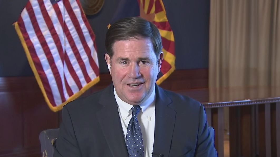Arizona Gov. Doug Ducey talks COVID-19 vaccines hours after receiving his own