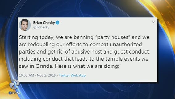 Airbnb responds to Orinda shooting, promises changes