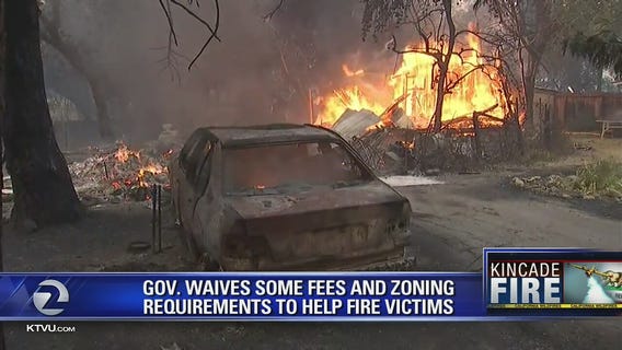 Gov. Newsom waives some fees and zoning requirements to help wildfire victims