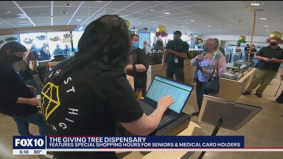 New marijuana dispensary features special shopping hours for some