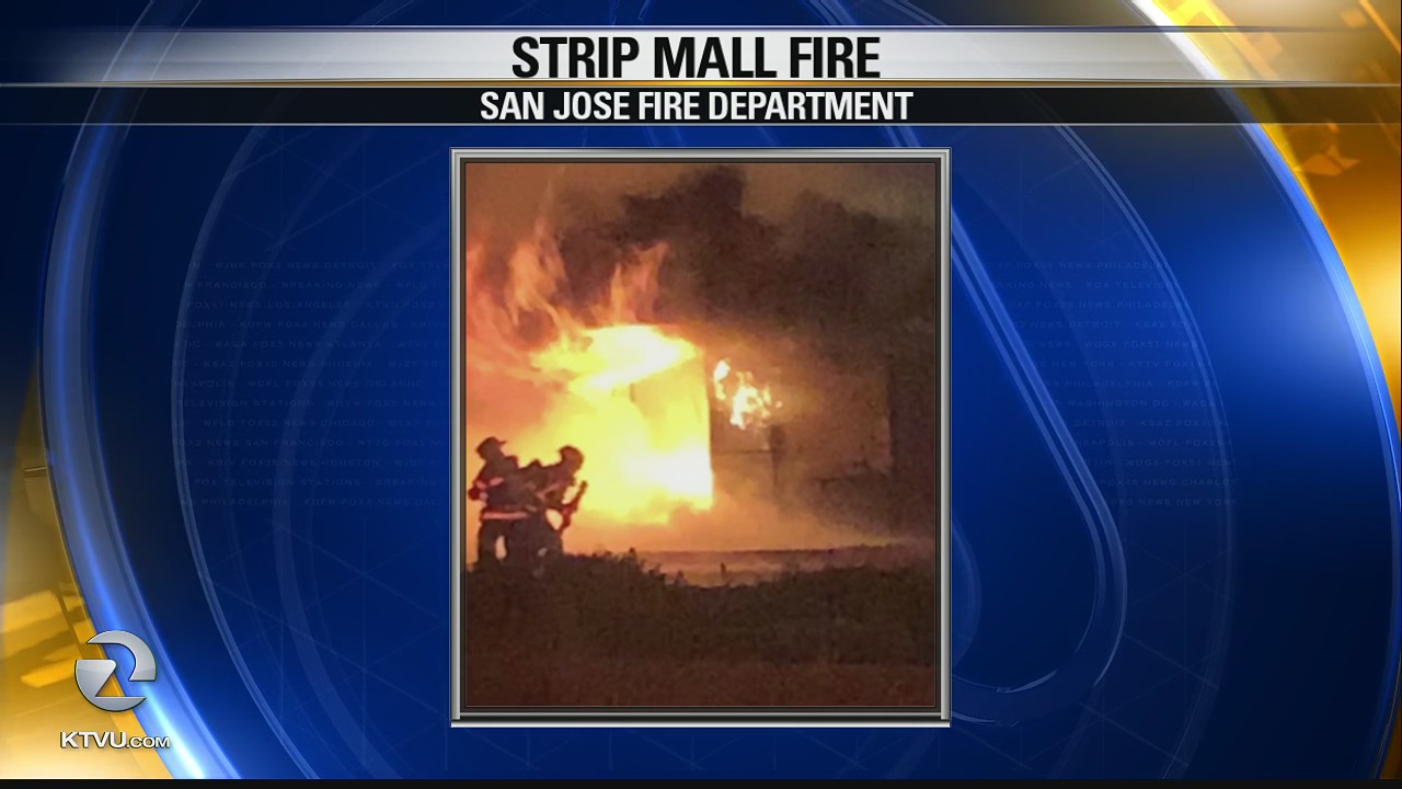 San Jose strip mall fire under investigation