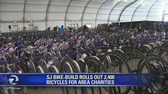 SJ bike-build rolls out 2,400 bicycles for area charities