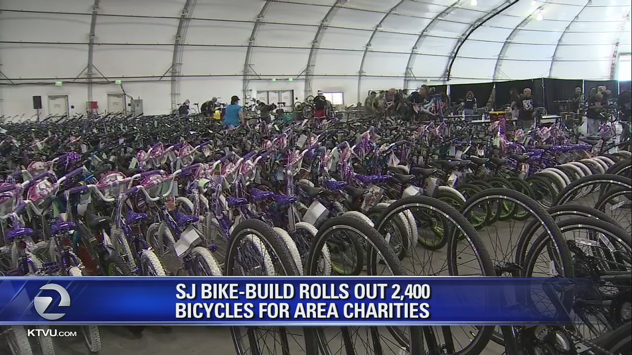 SJ bike-build rolls out 2,400 bicycles for area charities