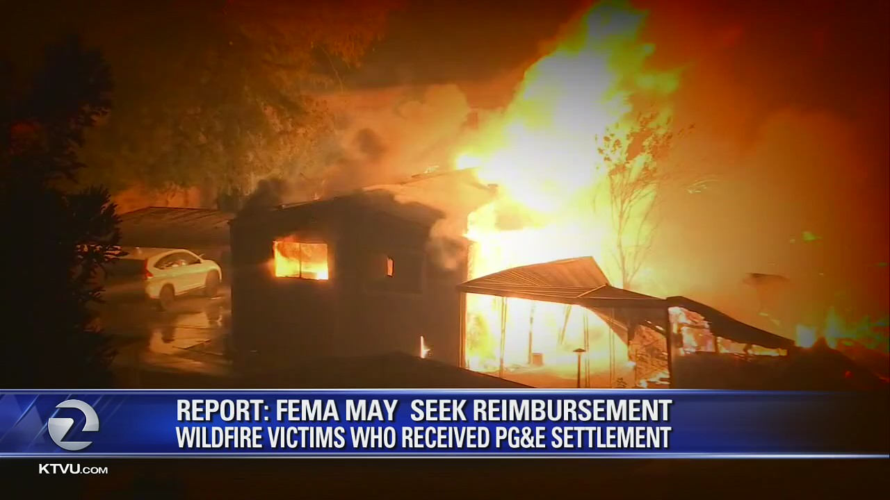 Feds could bill wildfire victims who received PG&E settlement