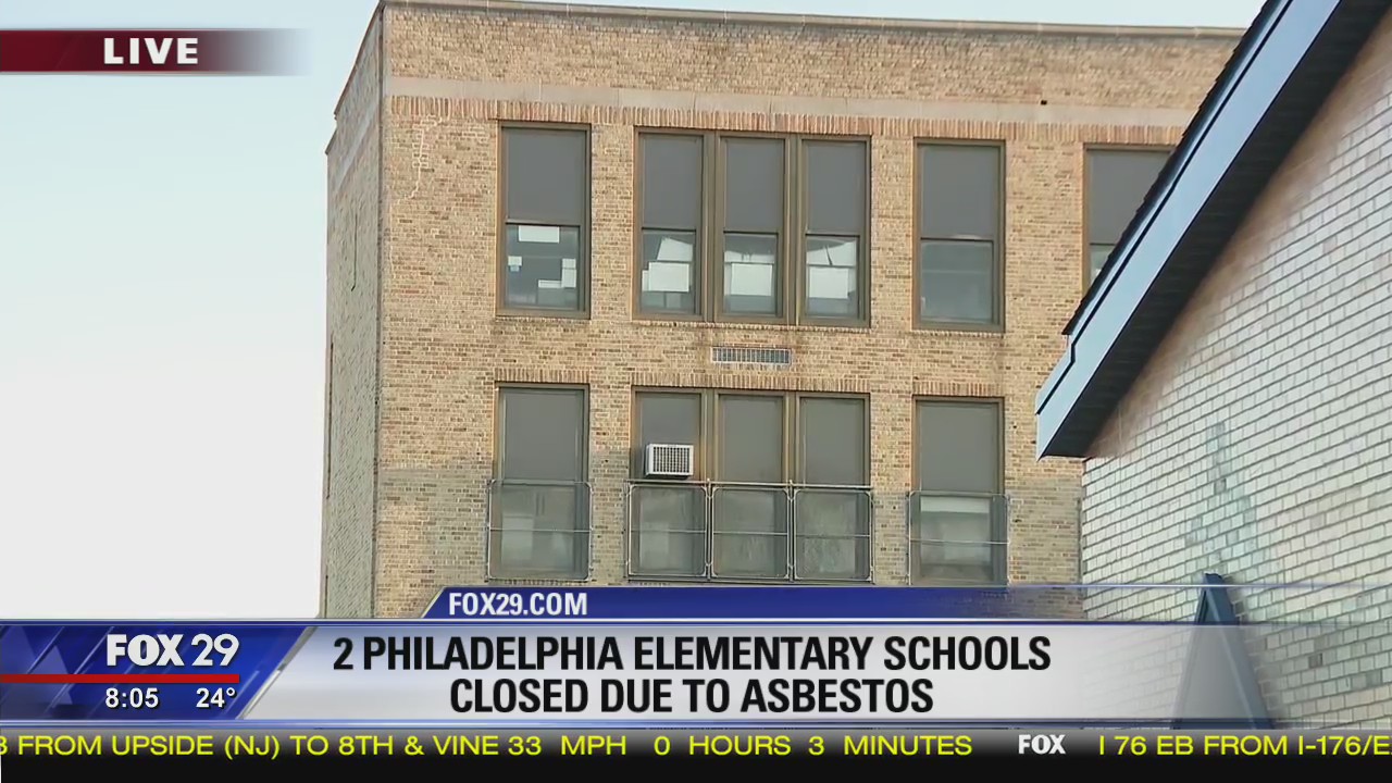 2 Philadelphia elementary schools close after asbestos discovery