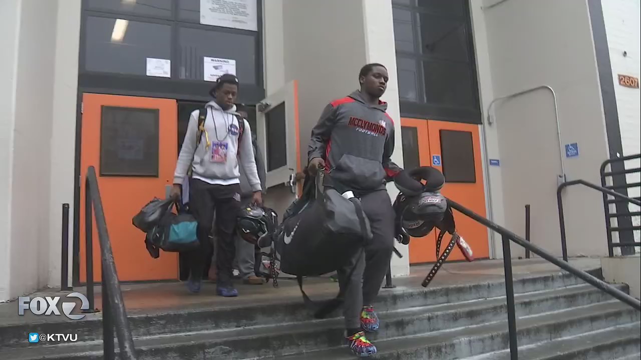 McClymond High School football team headed to SoCal to play for a fourth State Championship Title