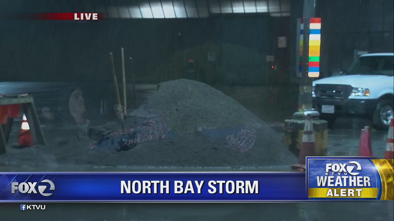 Absorbent barriers added to Kincade fire burn zone to slow debris flows